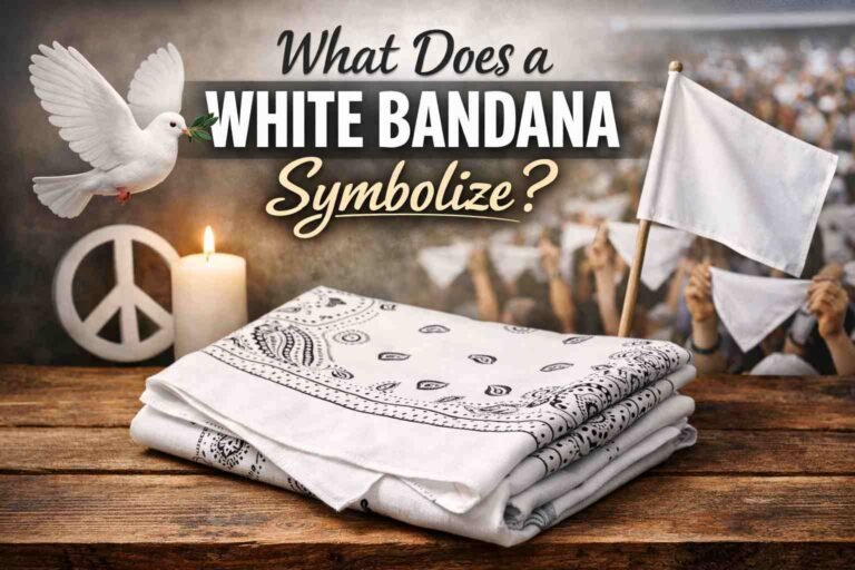 what does a white bandana symbolize