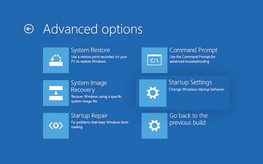 Advanced options