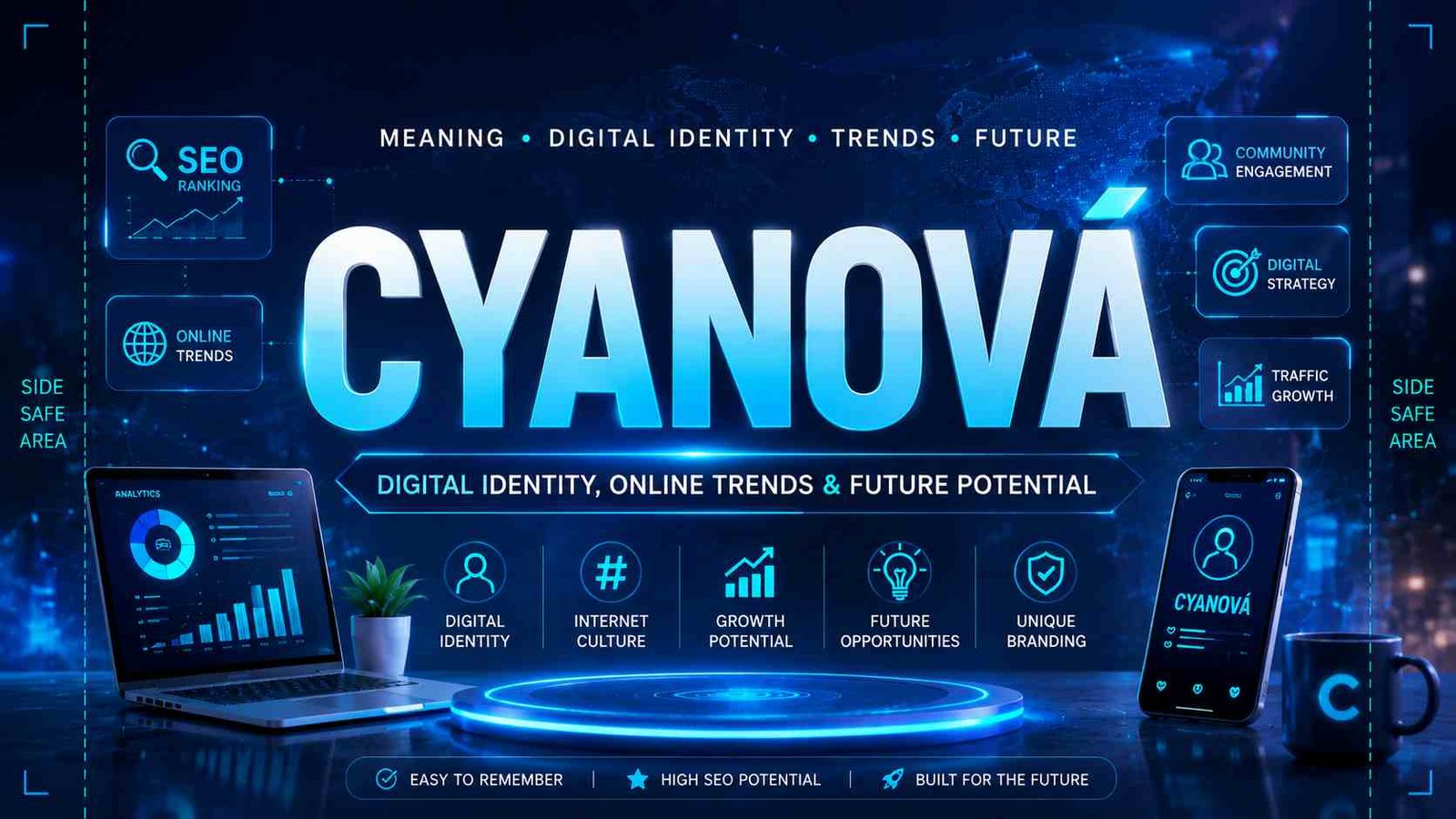 cyanová